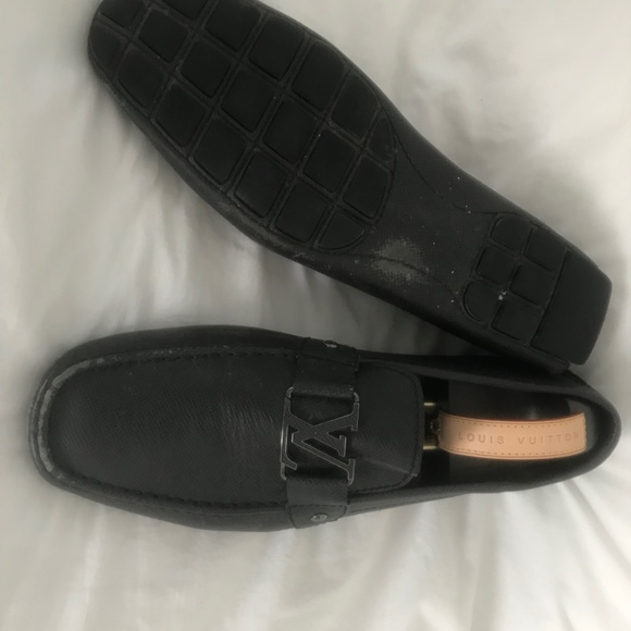 Louis Vuitton Men's Loafer Embossed leather